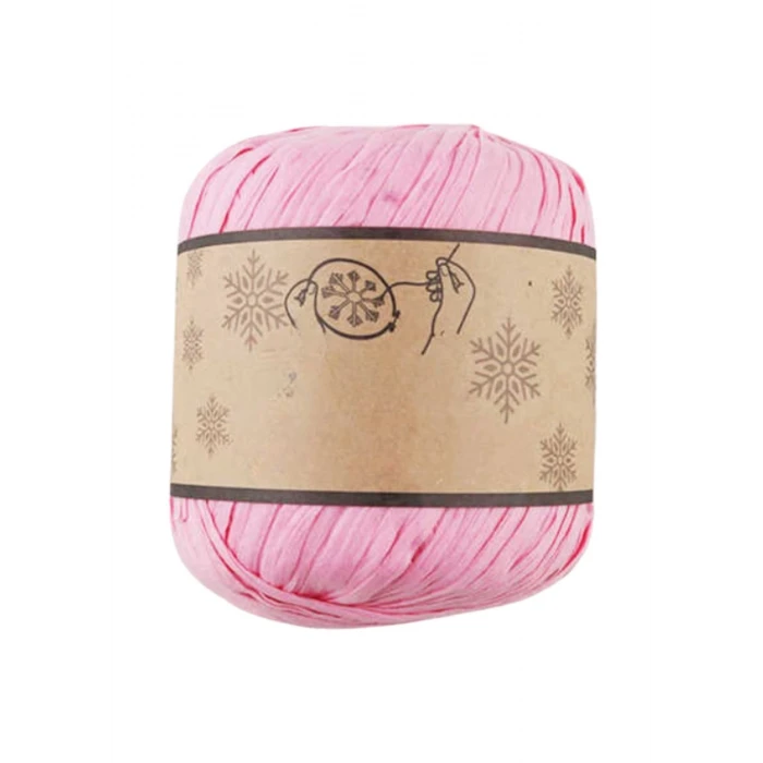 Rafya İp 50 gr Pembe