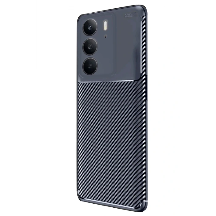 Realme C75 4G Auto Focus Karbon Kapak - Lacivert