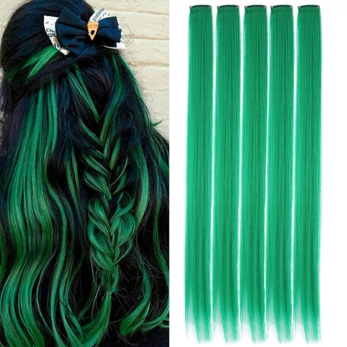 Renkli Sentetik Çıt Çıt - 5 Adet - D25