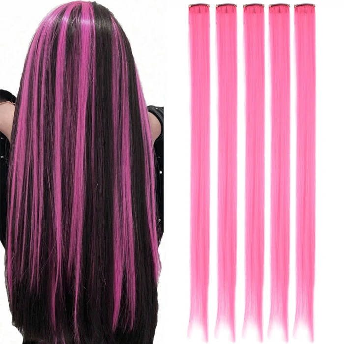 Renkli Sentetik Çıt Çıt - 5 Adet - D36