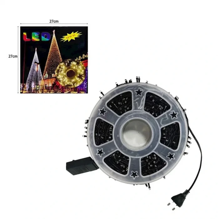 Renkli Vip Profesyonel 25 Metre Renkli LED Işık 220V Fişli Renkli