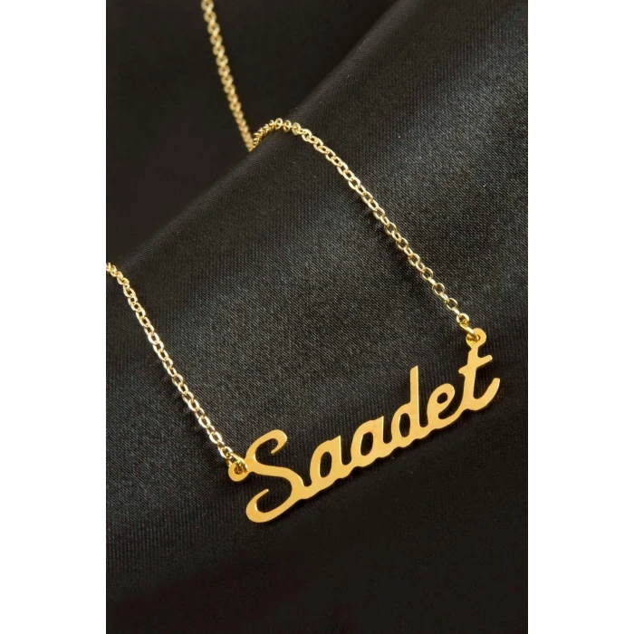 Saadet İsimli Kolye (Kişiye Özel)