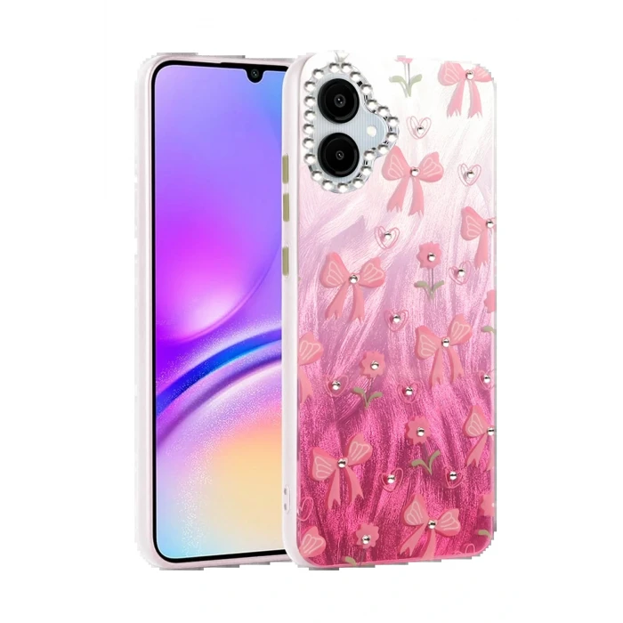 Samsung Galaxy A06 Kılıf Blade Aynalı Desenli Kapak - Desen 3