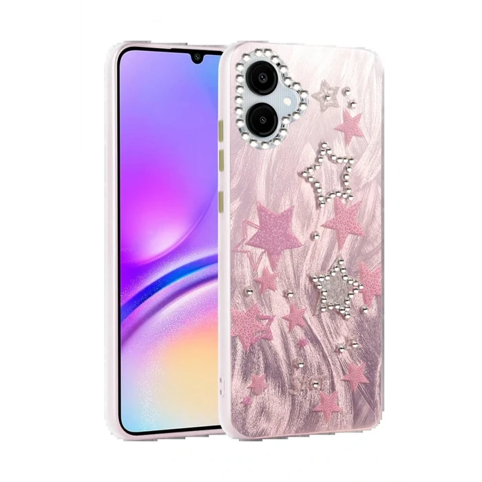 Samsung Galaxy A06 Kılıf Blade Aynalı Desenli Kapak - Desen 7