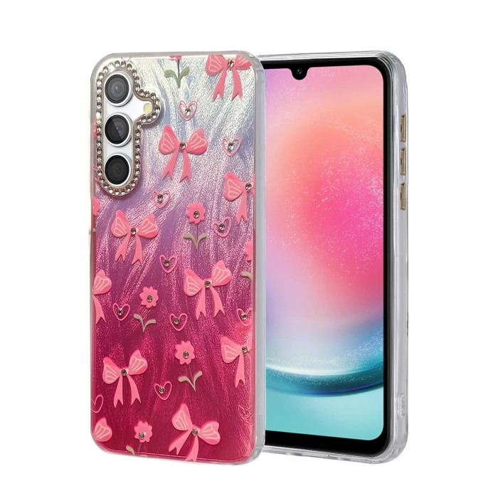 Samsung Galaxy A24 4G Kılıf Blade Aynalı Desenli Kapak - Desen 3