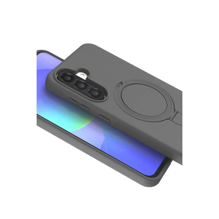 Samsung Galaxy A26 Regal Magsafe Standlı Kapak - Titan Gri