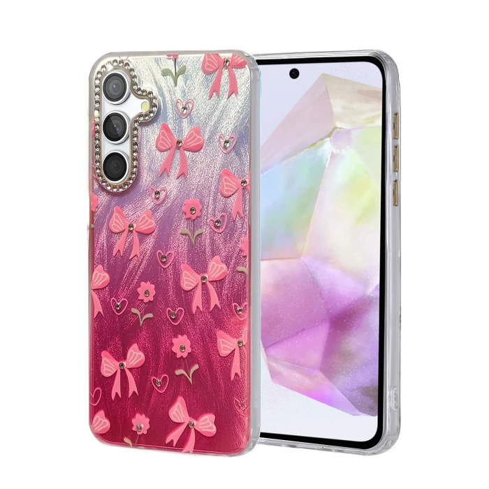 Samsung Galaxy A35 5G Kılıf Blade Aynalı Desenli Kapak - Desen 3