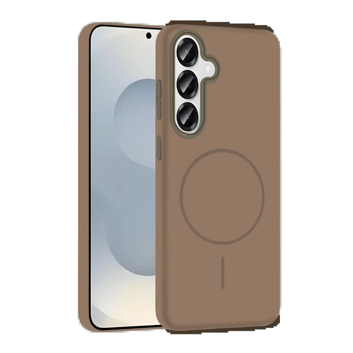 Samsung Galaxy S23 FE Broş Magsafe Kapak - Çöl Titanyum