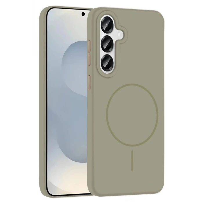 Samsung Galaxy S23 FE Kılıf Jully Magsafe Kapak - Çöl Titanyum