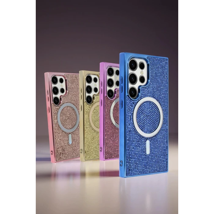 Samsung Galaxy S23 Ultra Helen Magsafe Kapak - Pembe