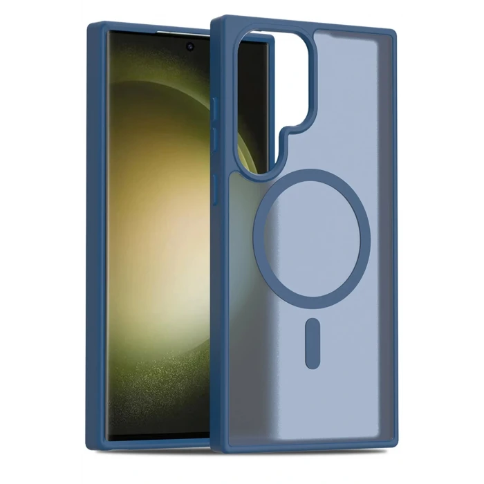 Samsung Galaxy S23 Ultra Jota Magsafe Kapak - Lacivert