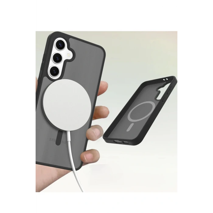 Samsung Galaxy S24 FE Jota Magsafe Kapak - Derin Mor