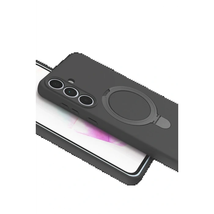 Samsung Galaxy S24 FE Regal Magsafe Standlı Kapak - Titan Gri