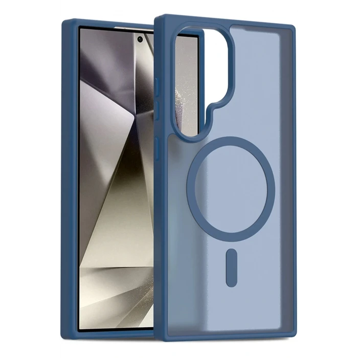 Samsung Galaxy S24 Ultra Jota Magsafe Kapak - Lacivert