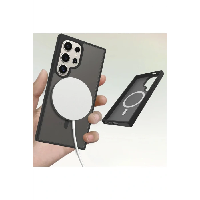 Samsung Galaxy S24 Ultra Jota Magsafe Kapak - Siyah