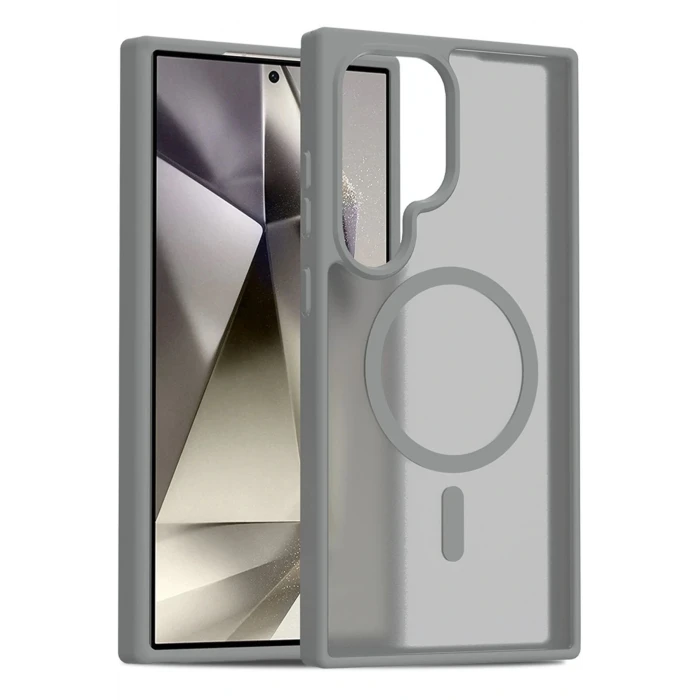 Samsung Galaxy S24 Ultra Jota Magsafe Kapak - Titan Gri