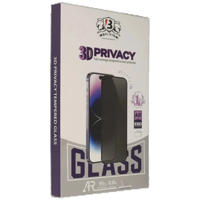 Samsung Galaxy S25 Edge Bilvis 3D Hayalet Cam Ekran Koruyucu