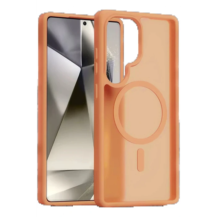 Samsung Galaxy S25 Ultra Jota Magsafe Kapak - Turuncu