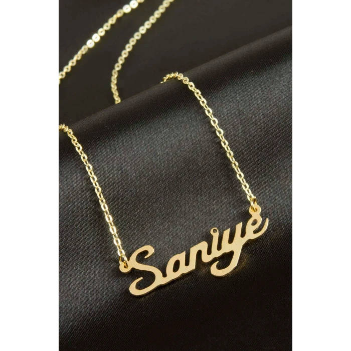 Saniye İsimli Kolye (Kişiye Özel)