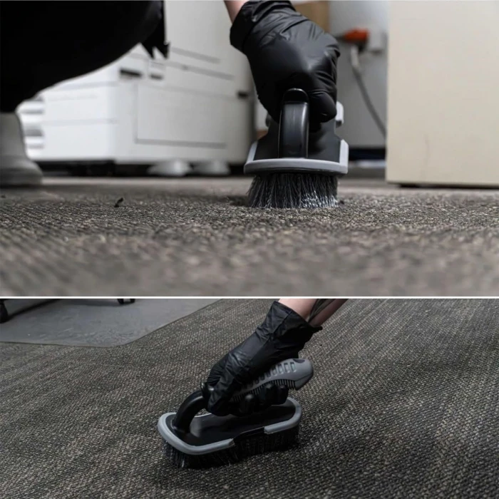 Saplı Halı, Koltuk ve Araç Temizlik Fırçası – Çok Amaçlı İç &amp; Dış Oto, Ev ve Ofis Kullanımı İçin Ergonomik Temizlik Aparatı (4887)