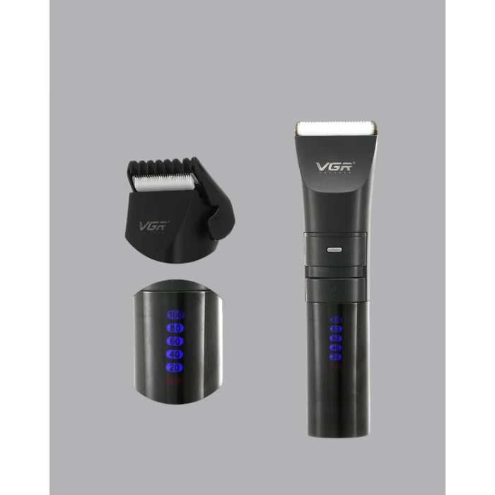 Şarjlı Tıraş Makinesi –dijital Ekranlı, Hızlı Şarjlı, Profesyonel Kesim Seti