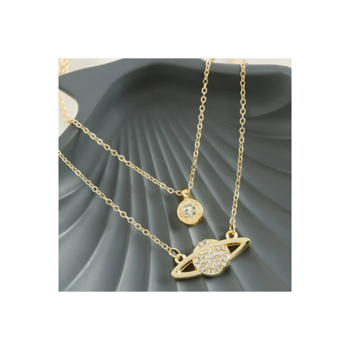 Satürn Yeni Sezon İkili Kolye