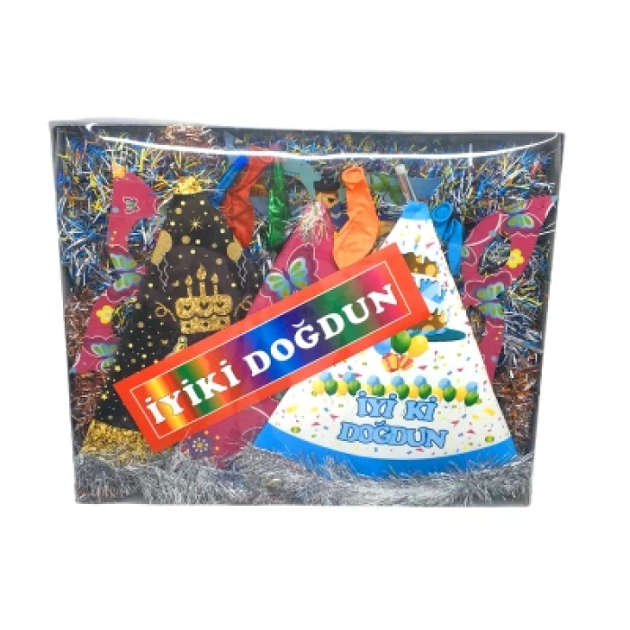 ŞEFFAF KÜÇÜK PARTİ SETİ TAKIM SÜS (4887)