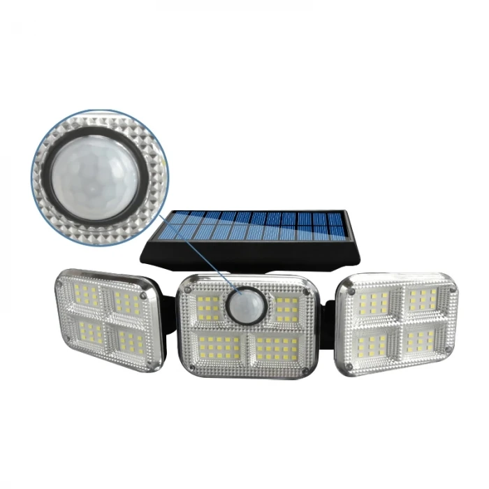 Sensörlü 3 Kademeli 120 Ledli Solar Lamba