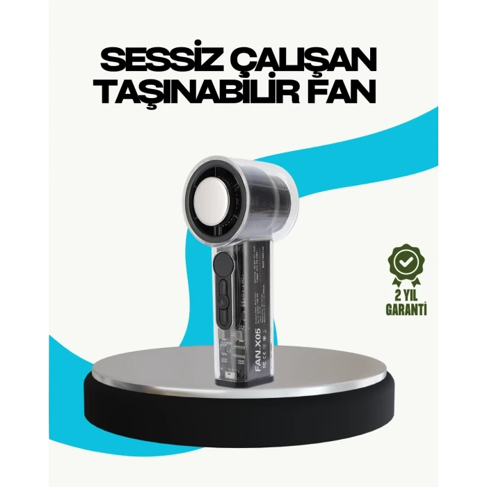 Sessiz Çalışan Taşınabilir Fan | Usb Şarjlı Ve Kompakt Tasarım