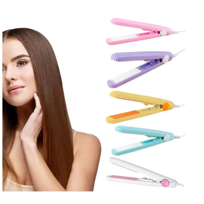 Seyahat Tipi Mini Saç Düzleştirici Seramik Uçlu Düzleştirici  (4887)