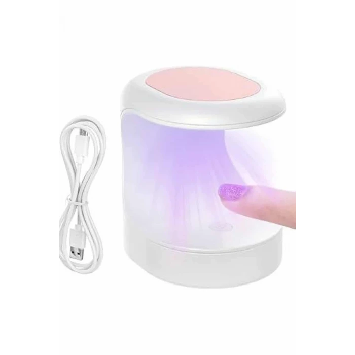 Seyehat Tipi Mini Oje Kurutucu Ultraviole Mor Işık Protez Tırnak Kurutucu