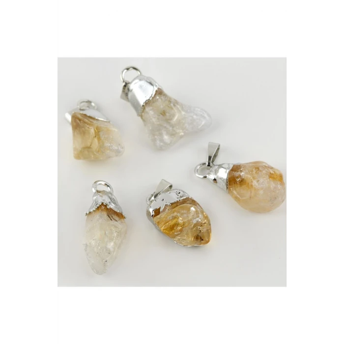 Sitrin Doğaltaş Kolye Ucu