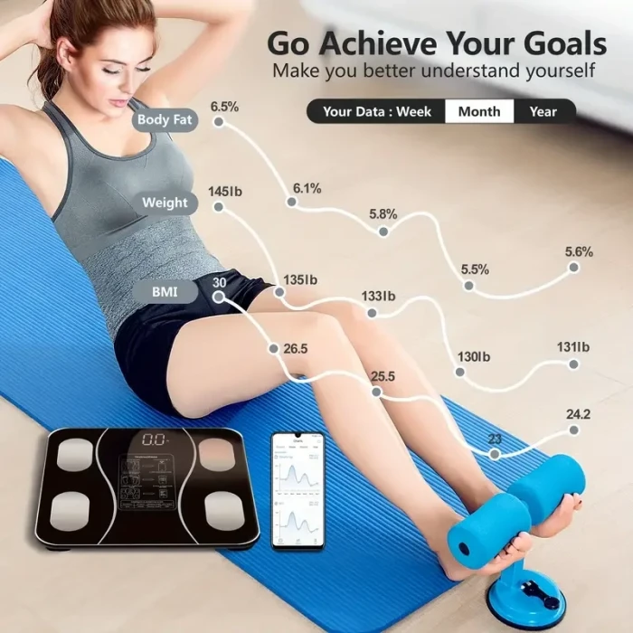 Siyah Akıllı Dijital Baskül FS-550 (4887)