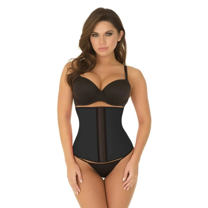 SİYAH  9161 Agraflı Bel Korse