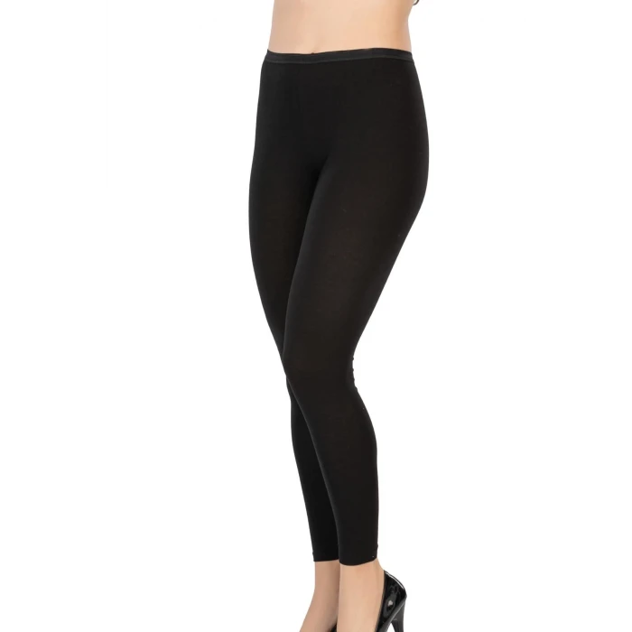 SİYAH   1432 Modal Cotton Uzun Tayt