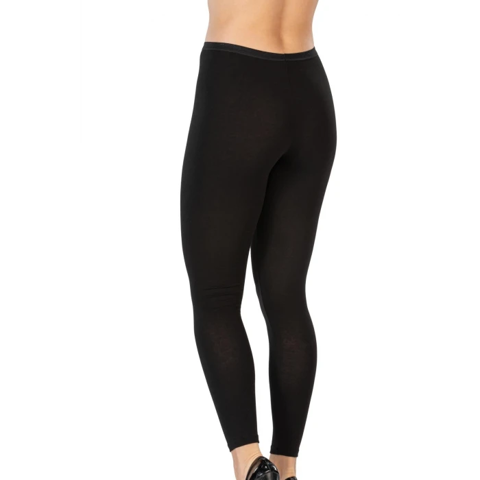 SİYAH   1432 Modal Cotton Uzun Tayt