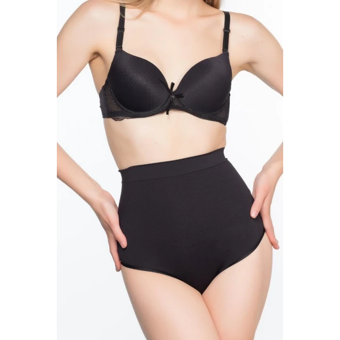 SİYAH   2054 Masajlı String Korse