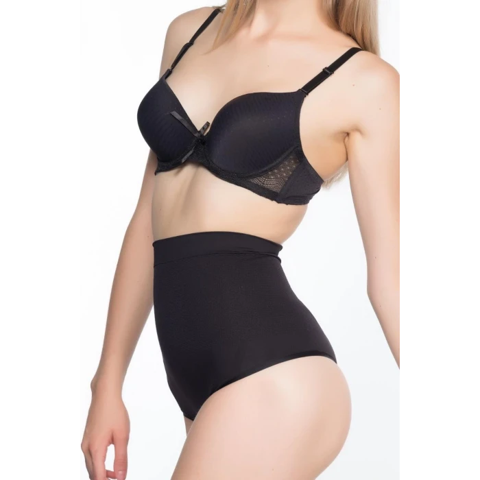 SİYAH   2054 Masajlı String Korse