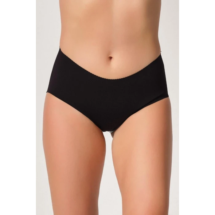 SİYAH   2702 Mama Lazer Slip Korse