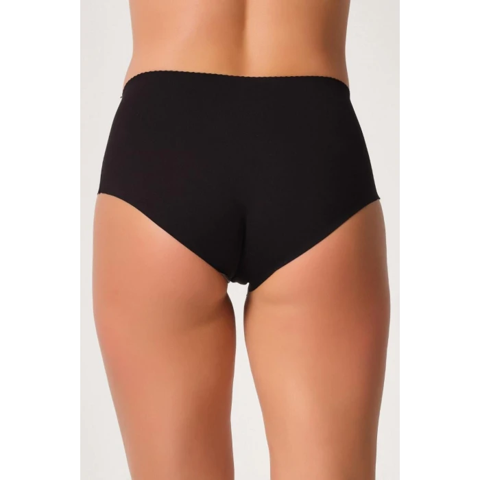 SİYAH   2702 Mama Lazer Slip Korse