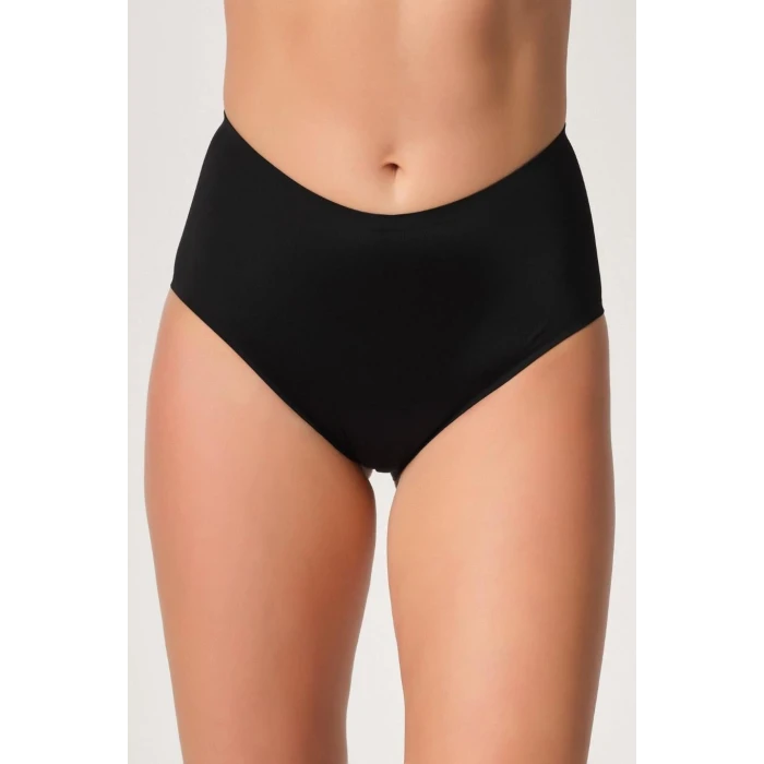 SİYAH   2804 Yapıştırma Lazer Brezilya Slip