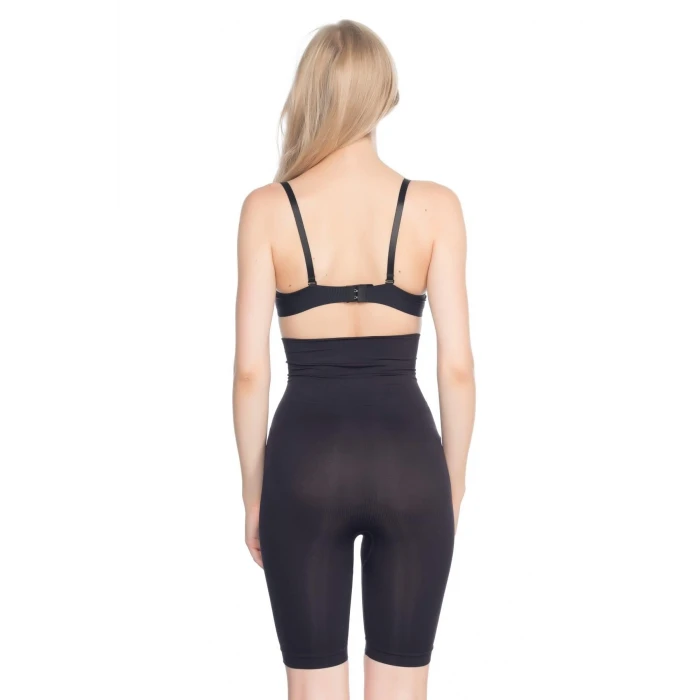 SİYAH   3200 Pantolon Altı Soft Double Boxer Korse