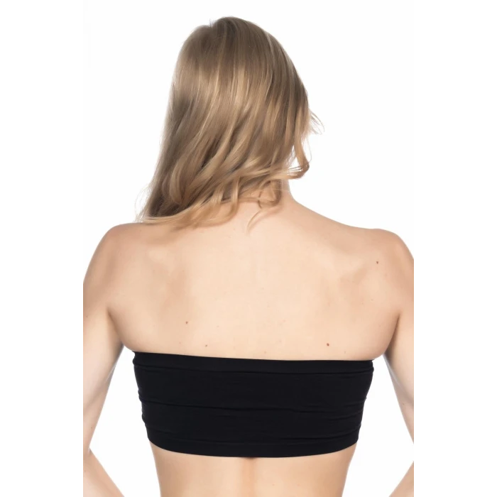 SİYAH   4002 Soft Straplez Büstiyer
