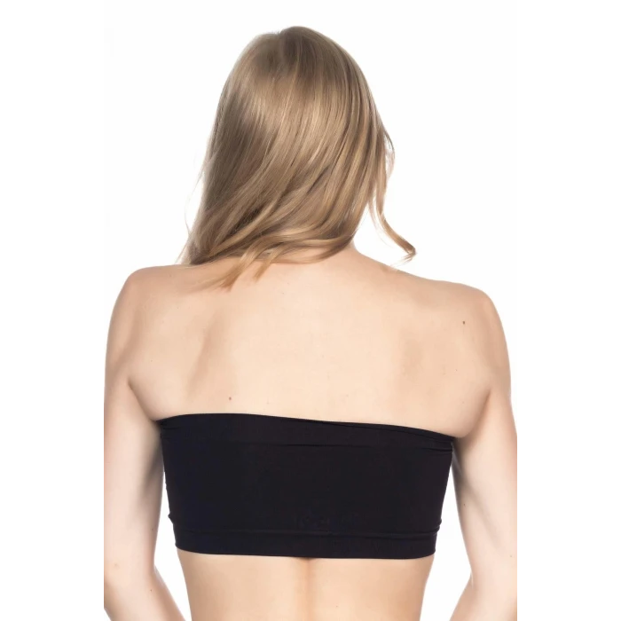 SİYAH   4022 Pedli Straplez Korse