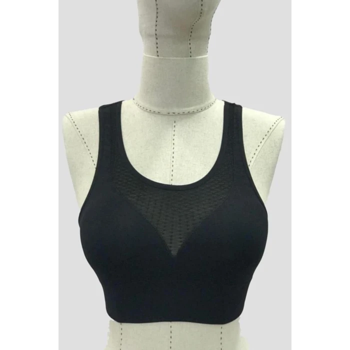 SİYAH   4028 Seamless Tül Toparlayıcı Büstiyer