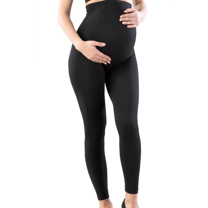 SİYAH   5400 Seamless Soft Hamile Tayt