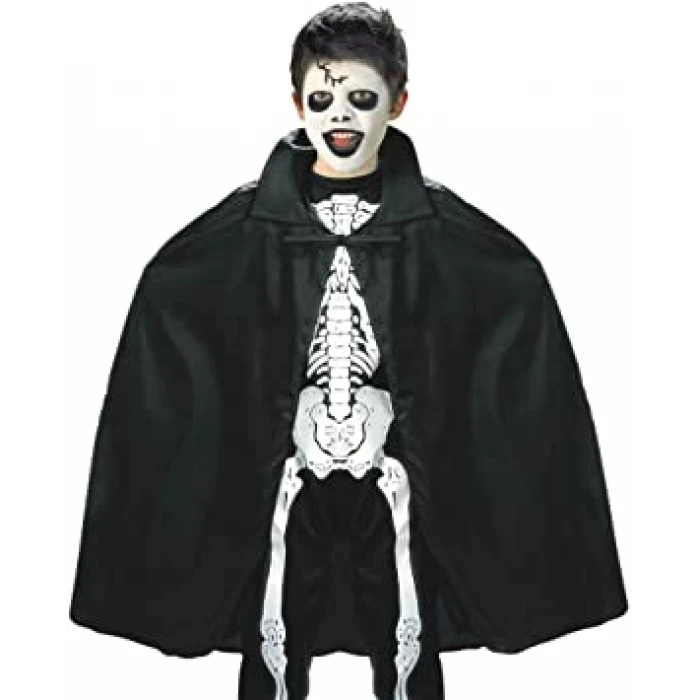 ieg™ Siyah Renk Yakalı Halloween Pelerini 90 cm