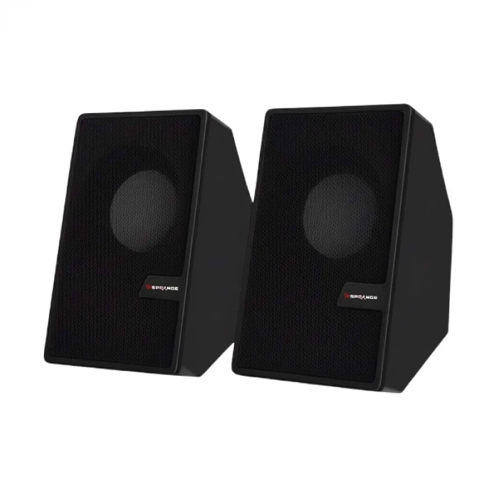 Siyah USB 2.0 + 3.5mm USB Hoparlör