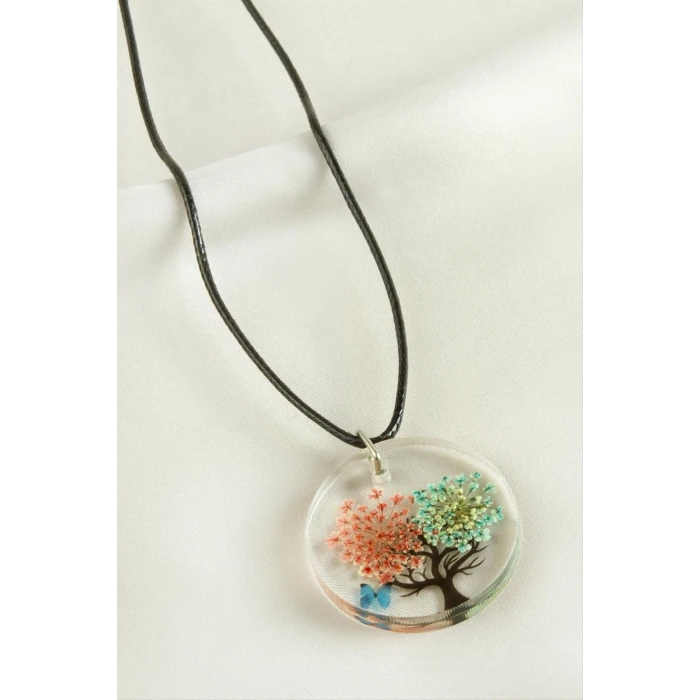 Sultan Otu Hayat Ağacı Epoksi Kolye