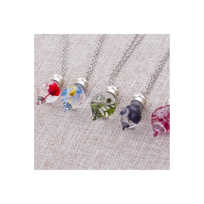 Sulu Fanus Canlı Kolye